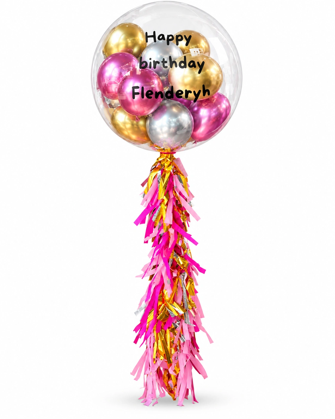 Globo burbuja personalizado