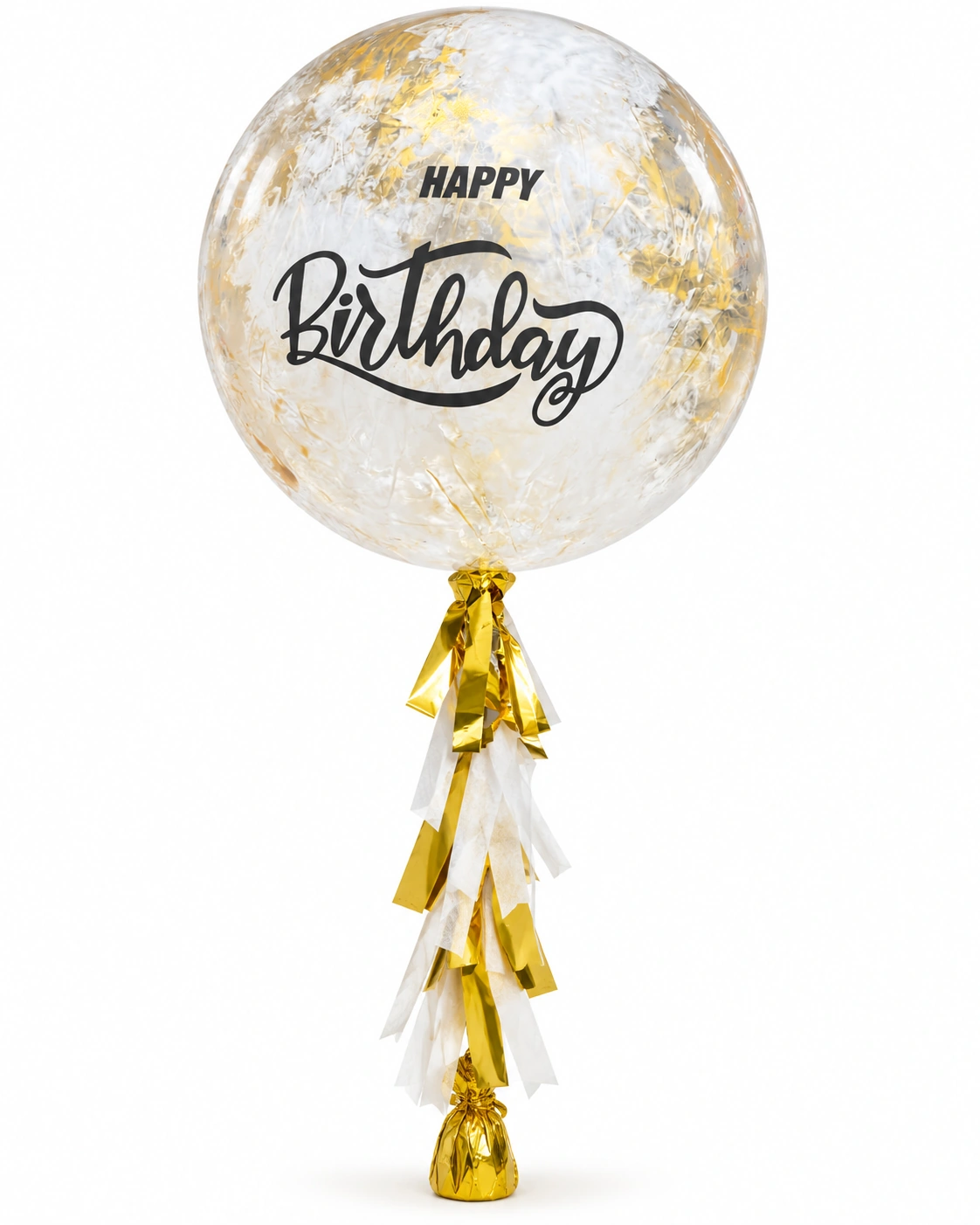 Globo burbuja con pintura